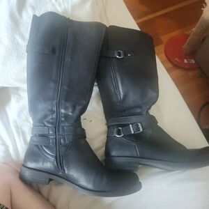 Denver Hayes Black Over the Knee Boots